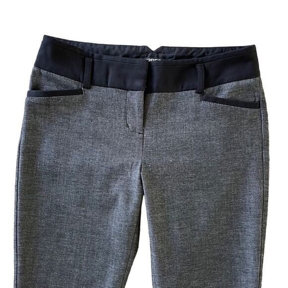 EXPRESS Columnist Charcoal Gray Black Dress Pants Women’s Size 00S - Picture 9 of 9